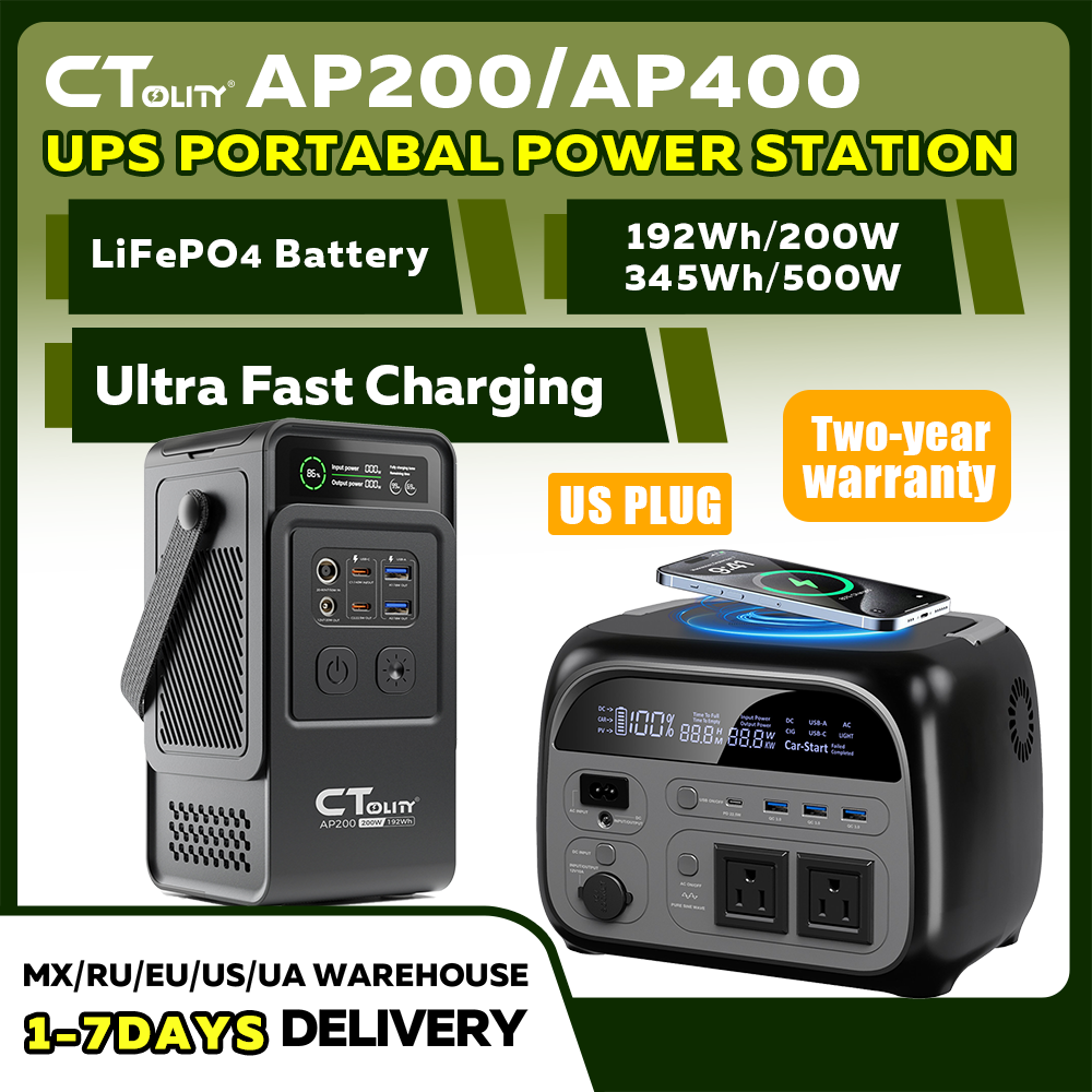 CTOLITY AP200 AP400 200W/500W  - Solar Emergency Charger recensione e prezzo