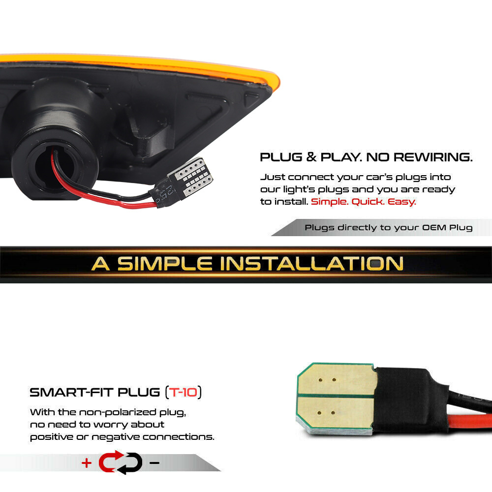 2PCS Car LED Front Side Marker - Signal Flare Kit recensione e prezzo