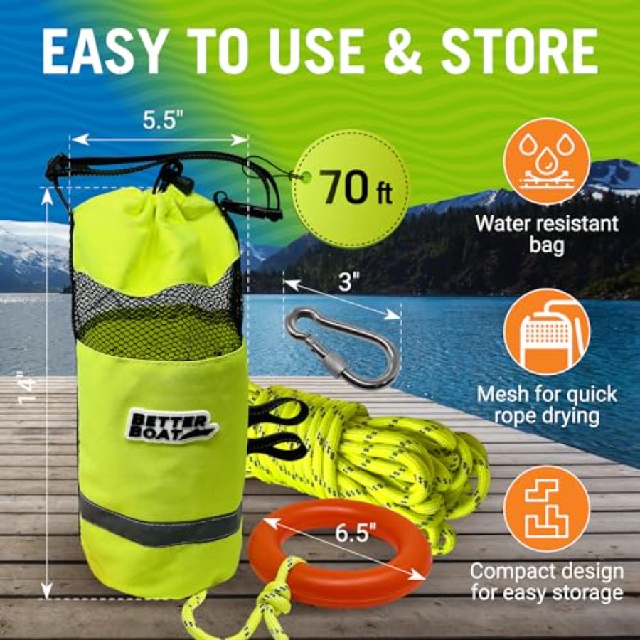 Water Throw Bag for Rescue Rop - Rescue Rope Throw recensione e prezzo