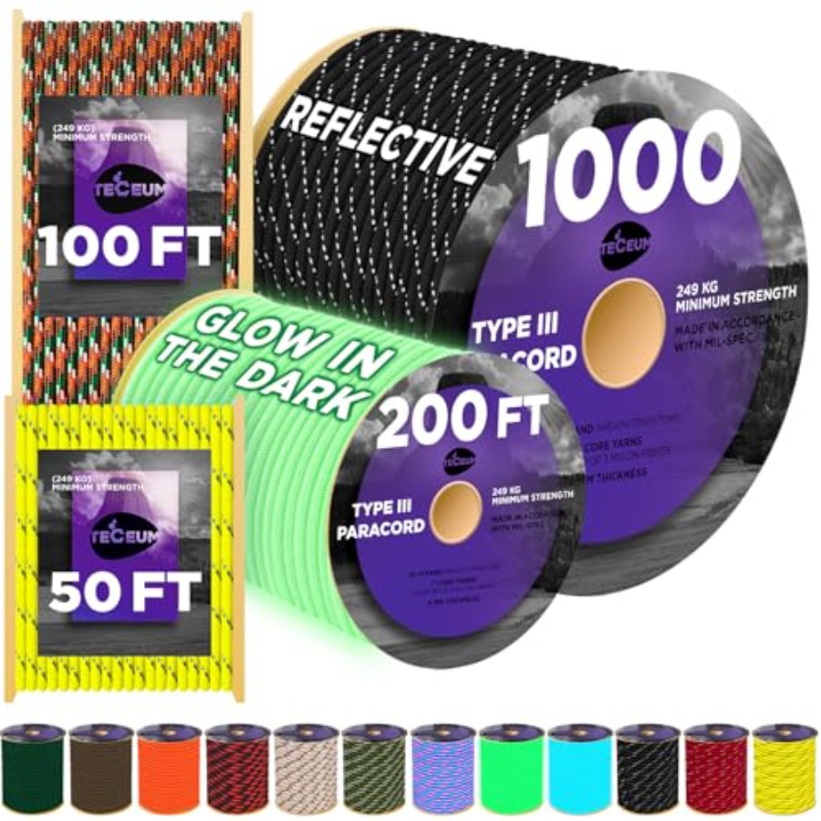 Reflective Paracord Rope 1000  - Para Cord 1000Ft recensione e prezzo