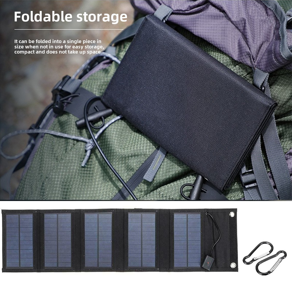 Backpack Carry Portable Foldab - Solar Emergency Charger recensione e prezzo