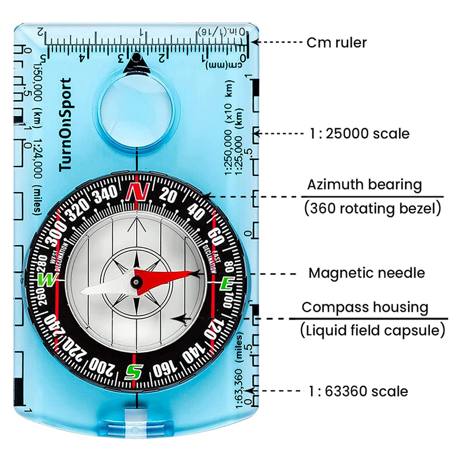 Professional Waterproof Campin - Compass Lensatic recensione e prezzo