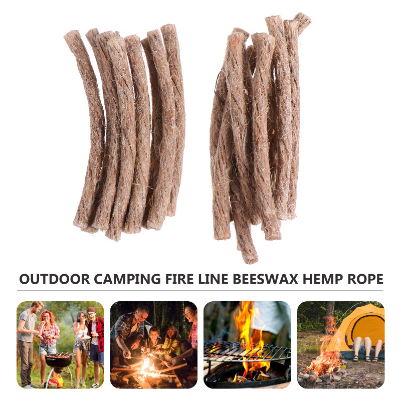 10Pcs Survival Wick Hemp Cord  - Fire Starting Kit recensione e prezzo