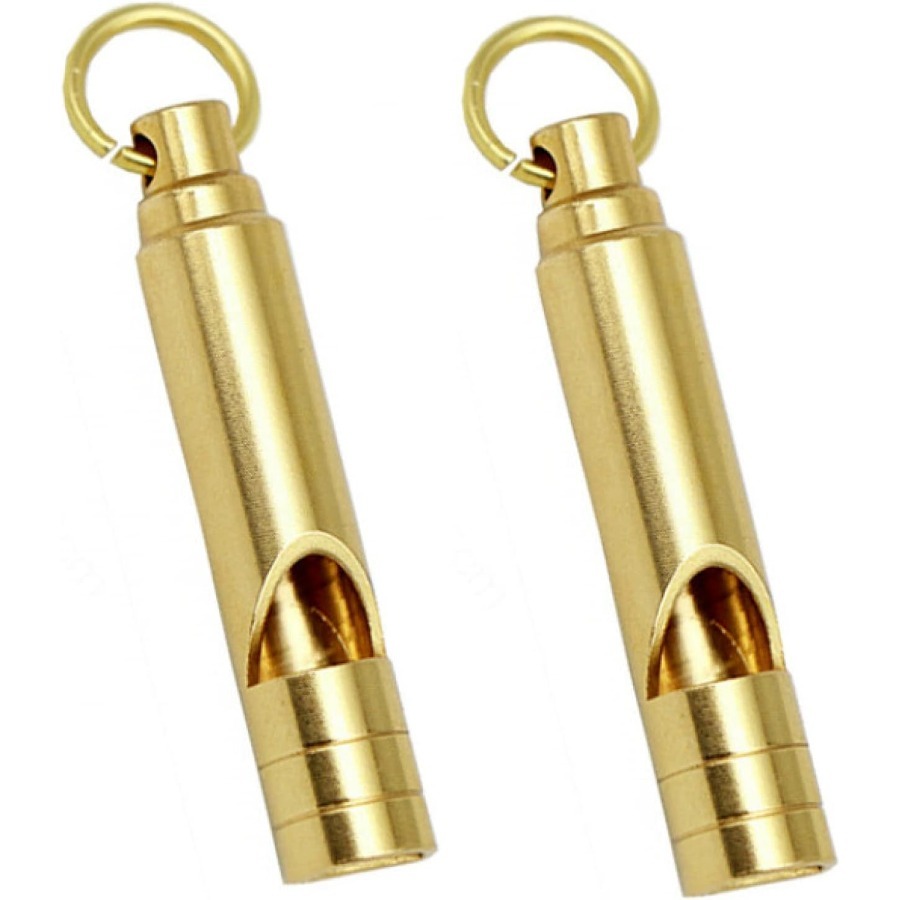 1/5pcs Brass Metal Emergency W - Emergency Whistle Loud recensione e prezzo