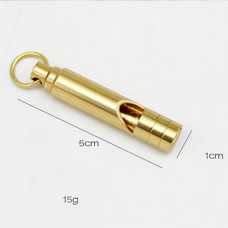 1/5pcs Brass Metal Emergency W - Emergency Whistle Loud recensione e prezzo
