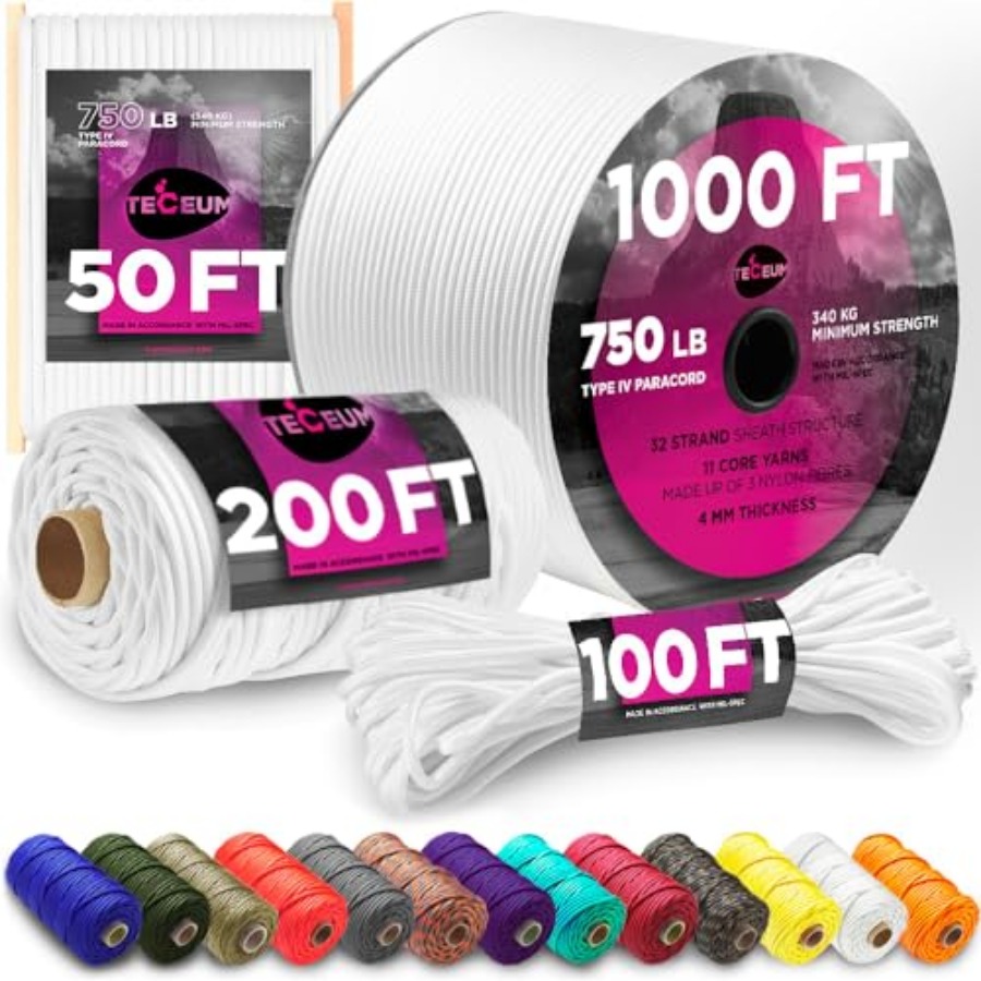 Reflective Paracord Rope 1000  - Para Cord 1000Ft recensione e prezzo