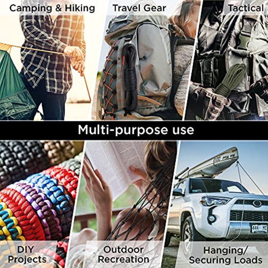 Reflective Paracord Rope 1000  - Para Cord 1000Ft recensione e prezzo