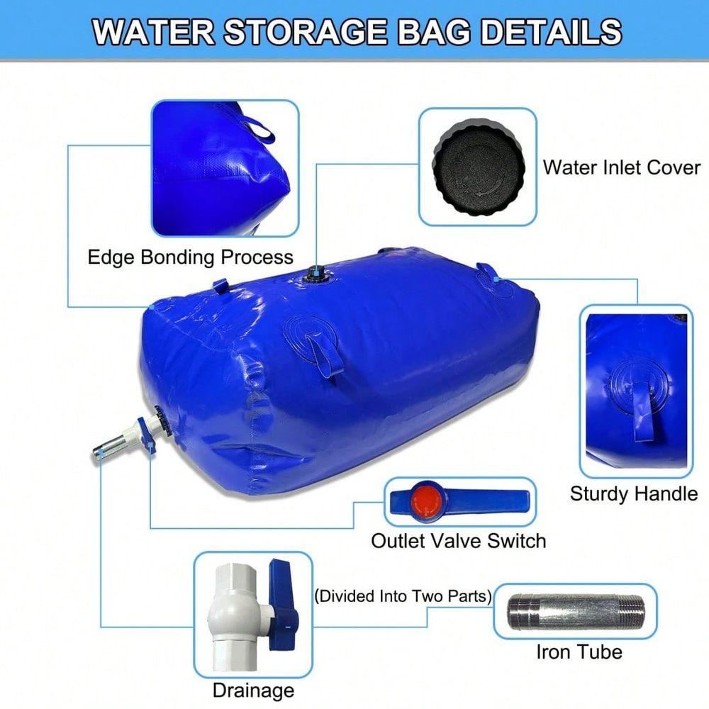 Large Collapsible Water Tank F - Water Bag Collapsible recensione e prezzo